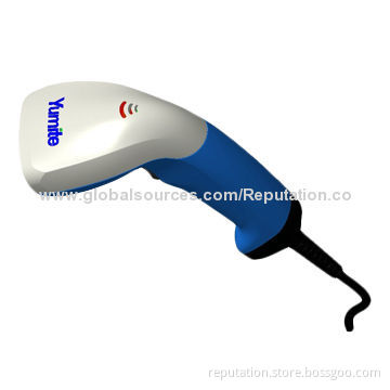 Wired Laser Barcode Scanner, 5-630mm Depth of Fields, Made of ABS + PC Outside MaterialsNew